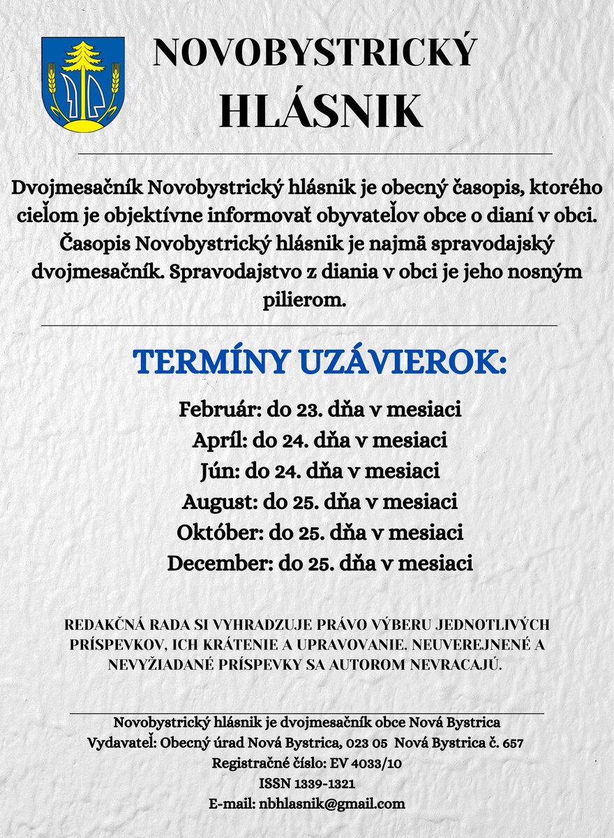 Hlásnik uzávierky