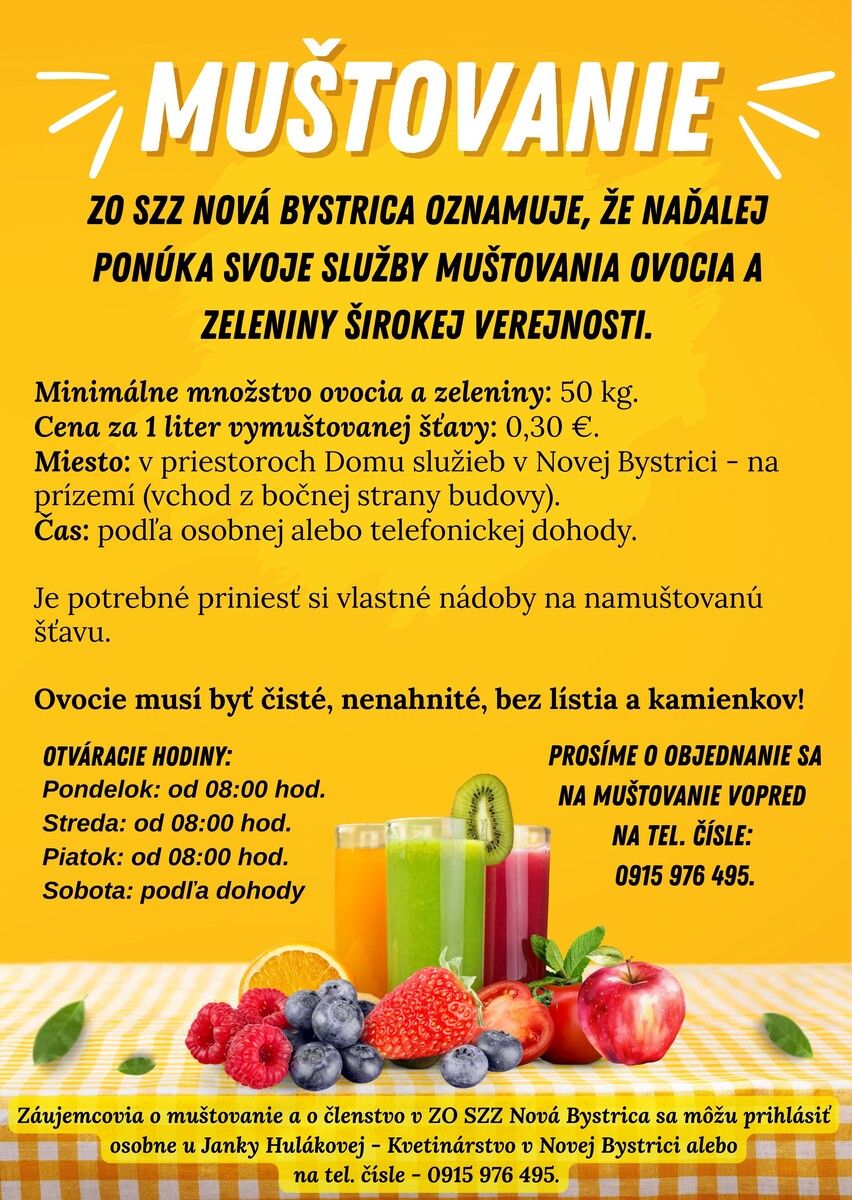 muštovanie