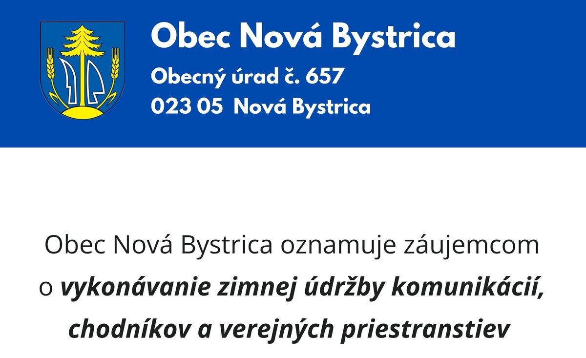 zimna udrzba